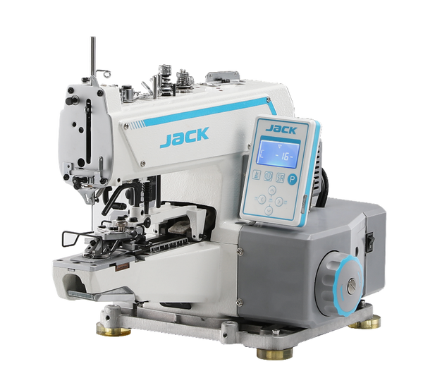 Jack JK-T1377G-Z Button Attaching Machine – High-Speed, X & = Pattern Exchangeable, with Direct Drive Servo Motor
