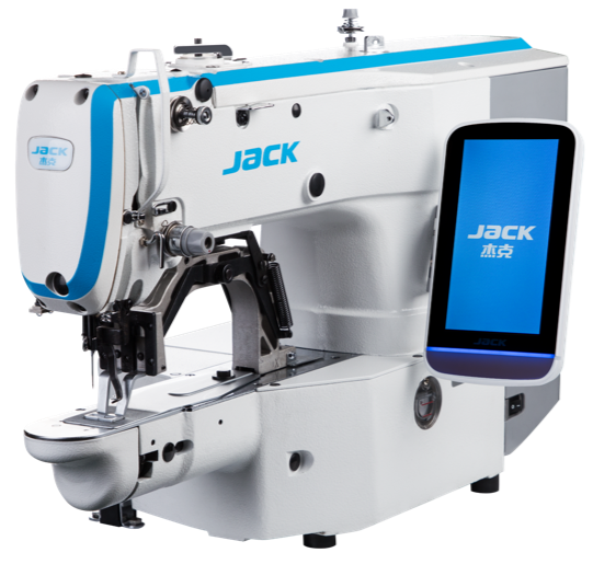 Jack JK-T1900GSK Bartack & Button Stitch Machine – High-Speed, Convertible, for Light to Medium Materials