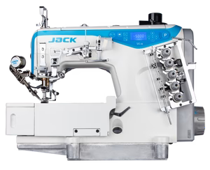 Jack K5E-UT-01GBX356/Z Computerized Cylinder Bed Interlock Sewing Machine with Thread Trimmer