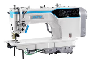 JACK A6F-E-Q-PK Single Needle Direct Drive Fully Automatic Needle Feed Lockstitch With PULLER Industrial Sewing