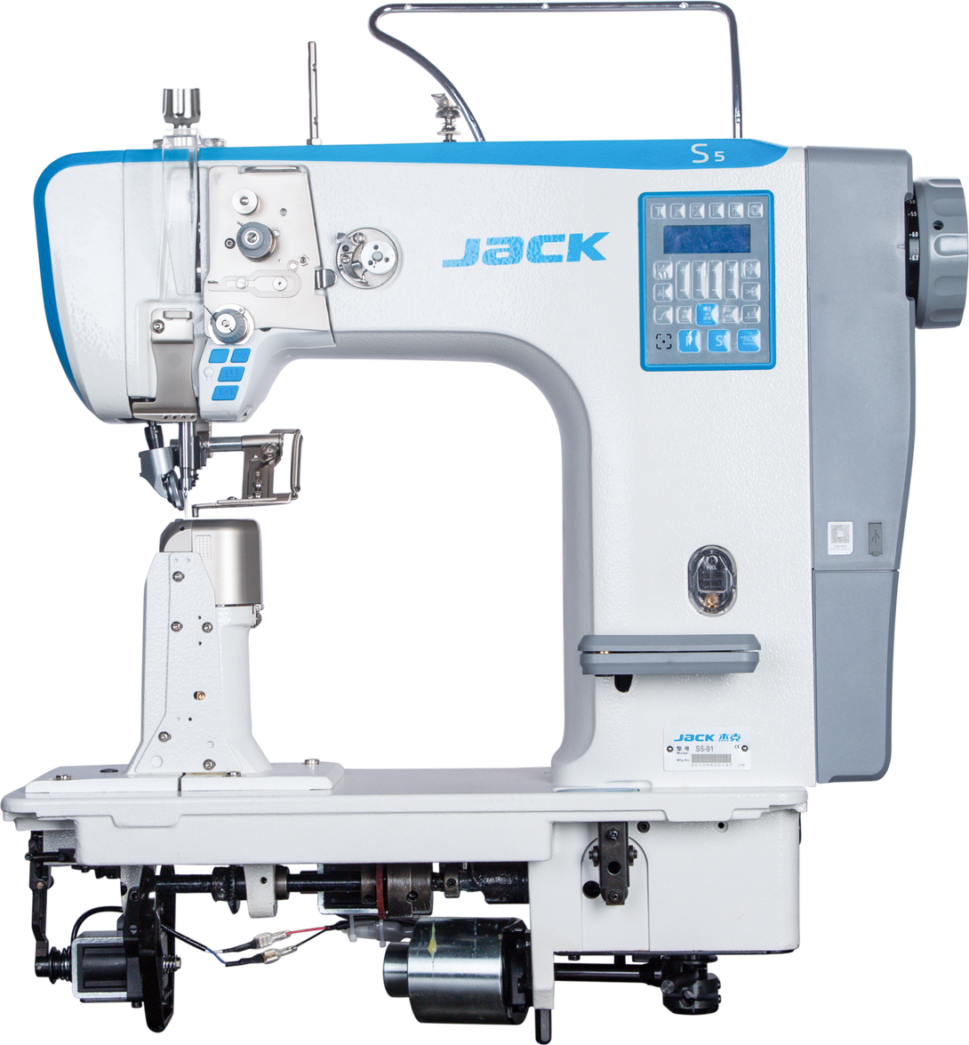 JACK S5-A-92C 2‑Needle Post Bed Machine | 3000 SPM, Auto Backstitch ...