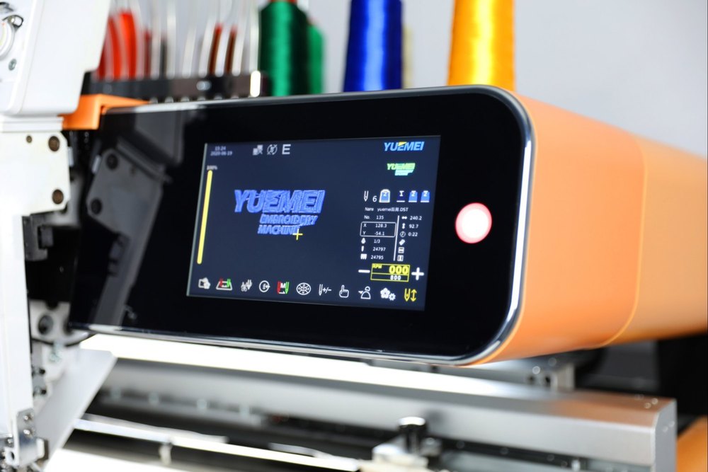 Single Color Embroidery Machine Sweet Computerized Single Head Embroidery Machine | 600x400 mm | 12 Ne ...